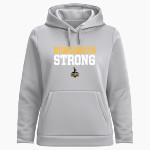 HARWOOD UNION HIGH SCHOOL HIGHLANDERS UA Women's Armour Fleece Pro Hoodie Front Thumbnail