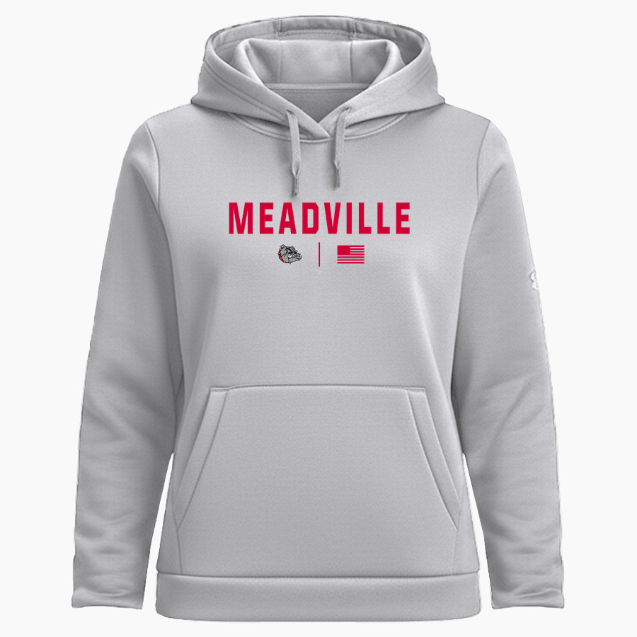 MEADVILLE HIGH SCHOOL BULLDOGS UA Women's Armour Fleece Pro Hoodie