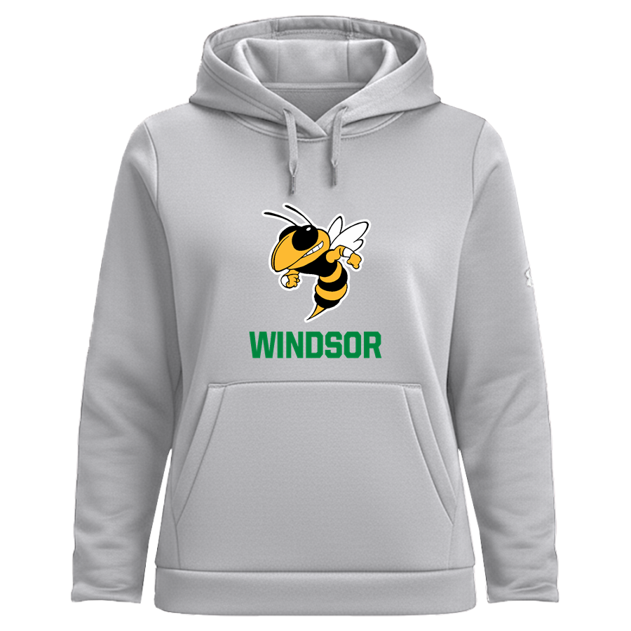 WINDSOR HIGH SCHOOL YELLOW JACKETS <span class="pdp-name-mascot">WINDSOR YELLOW JACKETS</span> UA Women's Armour Fleece Pro Hoodie