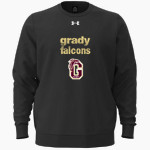 WM E GRADY VOC TECH SCHOOL FALCONS UA Men's Icon Fleece Crew Front Thumbnail