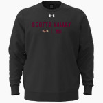 Scotts Valley Falcons UA Men's Icon Fleece Crew Front Thumbnail