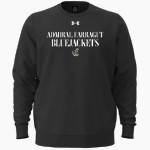 Admiral Farragut BlueJackets UA Men's Icon Fleece Crew Front Thumbnail