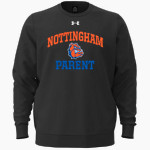 NOTTINGHAM HIGH SCHOOL BULLDOGS UA Men's Icon Fleece Crew Front Thumbnail