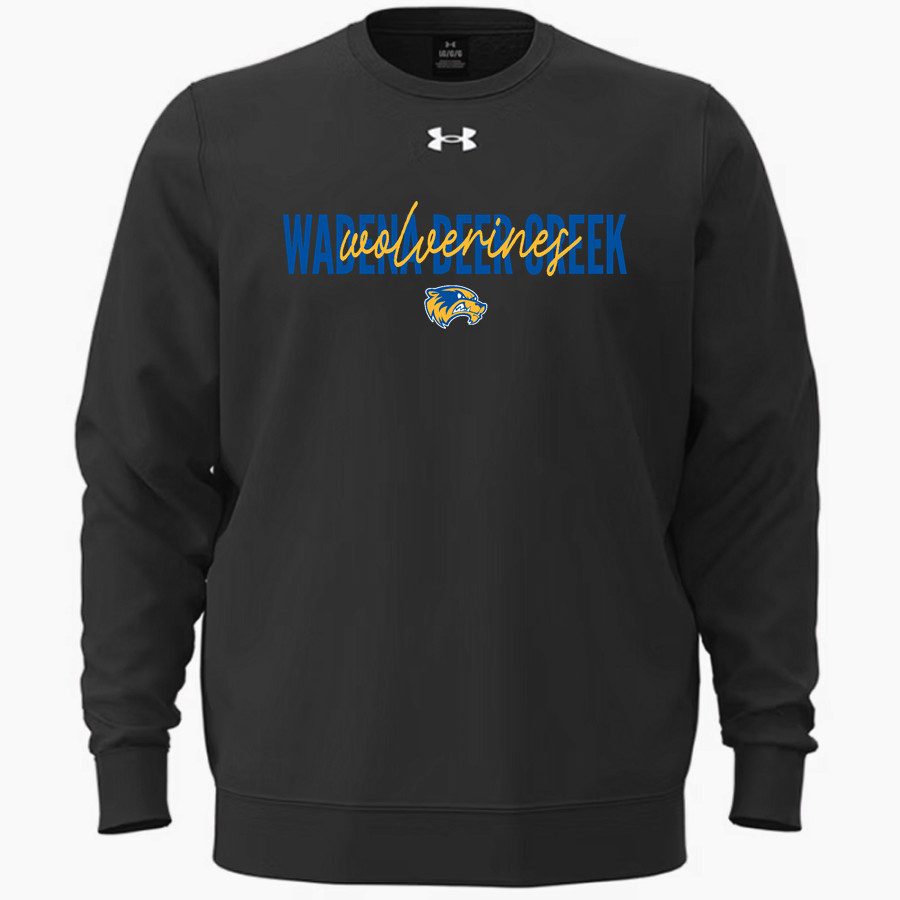 WADENA DEER CREEK HIGH SCHOOL WOLVERINES UA Men's Icon Fleece Crew