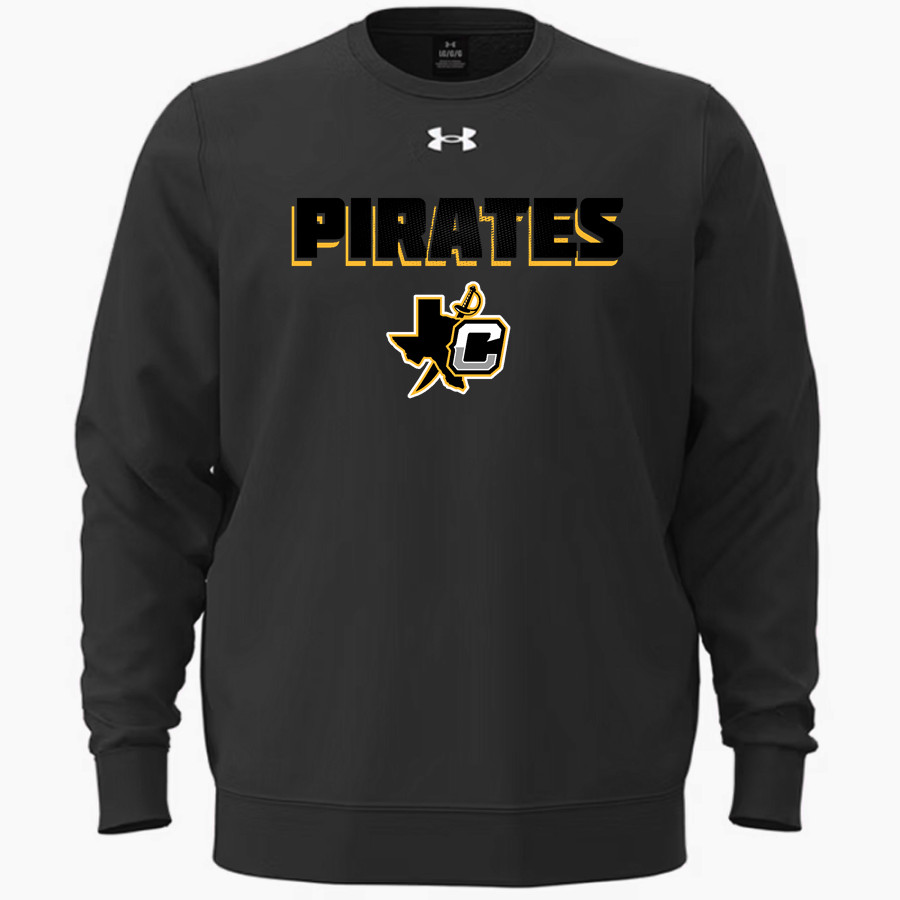 CRANDALL HIGH SCHOOL PIRATES UA Men's Icon Fleece Crew