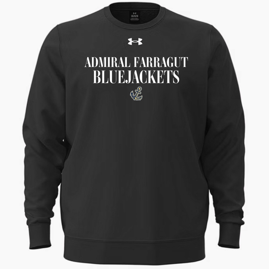 Admiral Farragut BlueJackets UA Men's Icon Fleece Crew