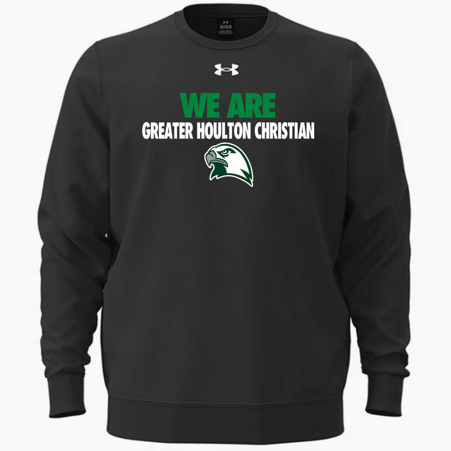 GREATER HOULTON CHRISTIAN ACADEMY <span class="pdp-name-mascot">GREATER HOULTON CHRISTIAN ACAD EAGLES</span> UA Men's Icon Fleece Crew