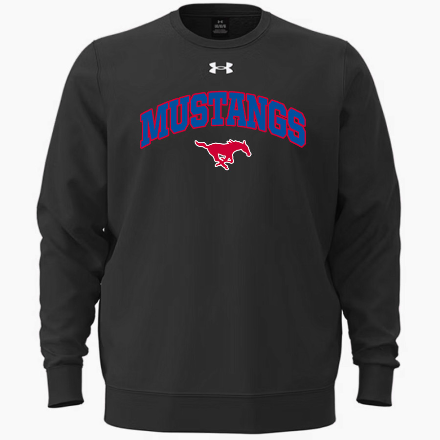 ARKOMA HIGH SCHOOL MUSTANGS <span class="pdp-name-mascot">ARKOMA MUSTANGS</span> UA Men's Icon Fleece Crew