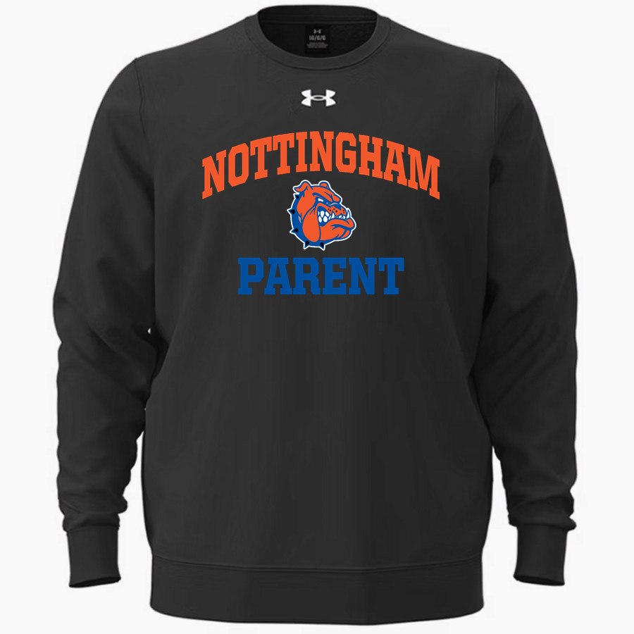 NOTTINGHAM HIGH SCHOOL BULLDOGS UA Men's Icon Fleece Crew