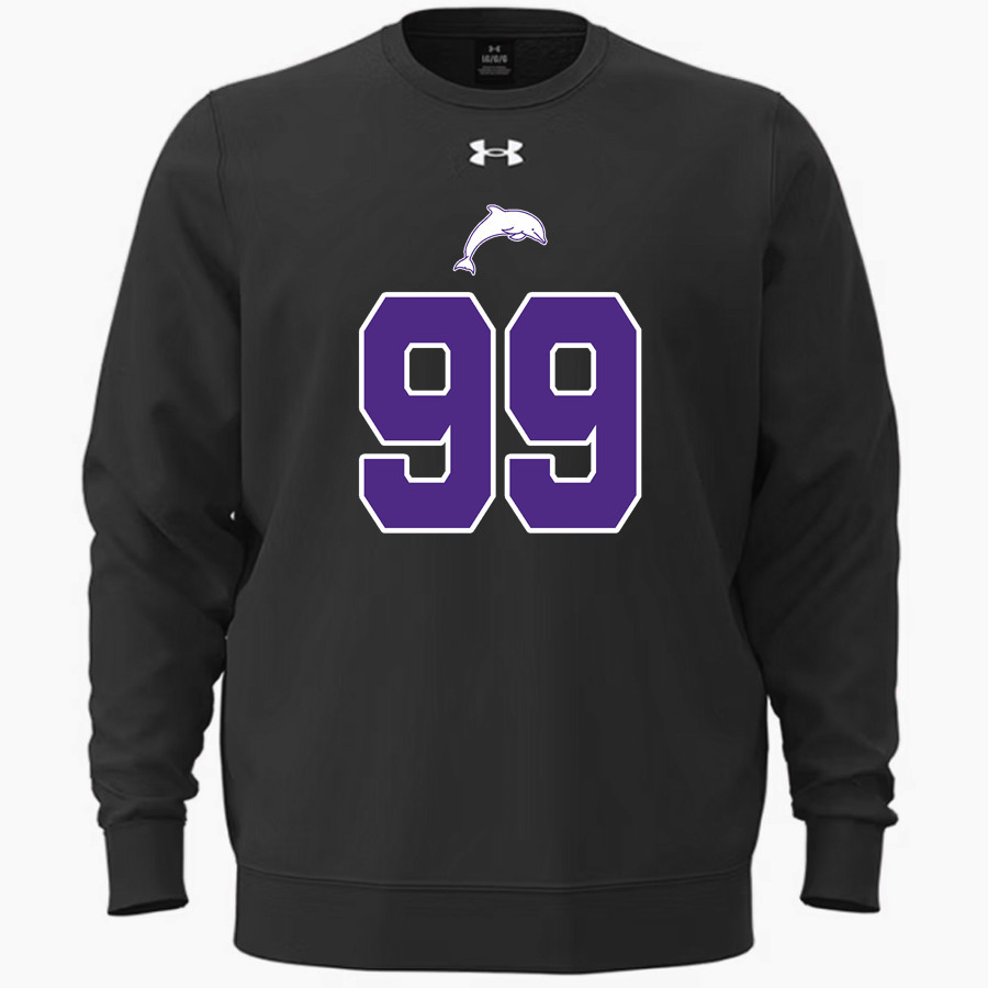 Bergman Dolphins UA Men's Icon Fleece Crew