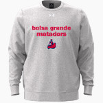 BOLSA GRANDE HIGH SCHOOL MATADORS <span class="pdp-name-mascot">BOLSA GRANDE MATADORS</span> UA Men's Icon Fleece Crew Front Thumbnail