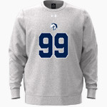 Grand Traverse Academy Mustangs UA Men's Icon Fleece Crew Front Thumbnail