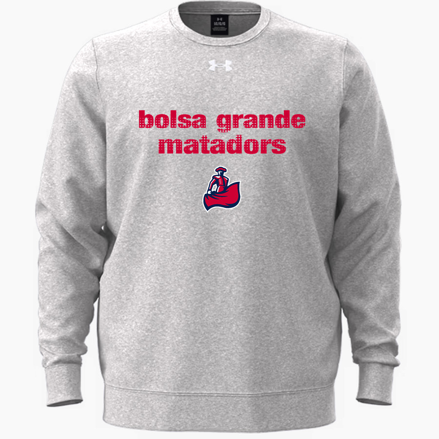BOLSA GRANDE HIGH SCHOOL MATADORS <span class="pdp-name-mascot">BOLSA GRANDE MATADORS</span> UA Men's Icon Fleece Crew
