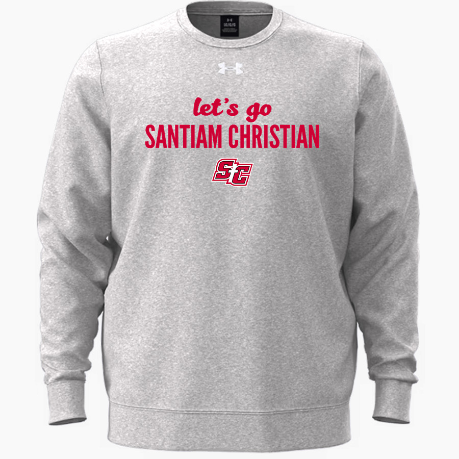 SANTIAM CHRISTIAN HIGH SCHOOL EAGLES UA Men's Icon Fleece Crew