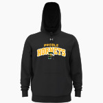 PREBLE HIGH SCHOOL HORNETS UA Men's Team Icon Fleece Hoodie Front Thumbnail