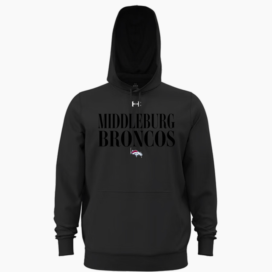 MIDDLEBURG HIGH SCHOOL BRONCOS UA Men's Team Icon Fleece Hoodie