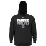 Barker Wolves <span class="pdp-name-mascot">Barker Wolves</span> UA Men's Icon Fleece Hoodie Front Thumbnail