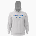 Zion Lutheran Raiders UA Men's Team Icon Fleece Hoodie Front Thumbnail