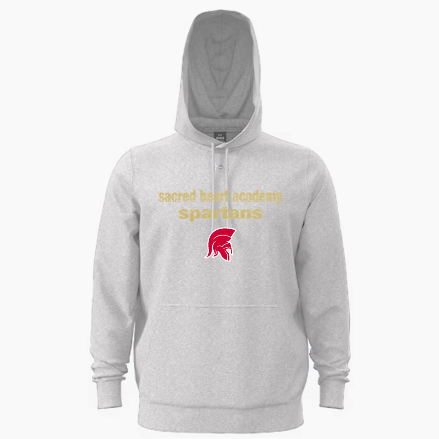 Sacred Heart Academy lead with heart <span class="pdp-name-mascot">Sacred Heart Spartans</span> UA Mens Team Icon Fleece Hoodie