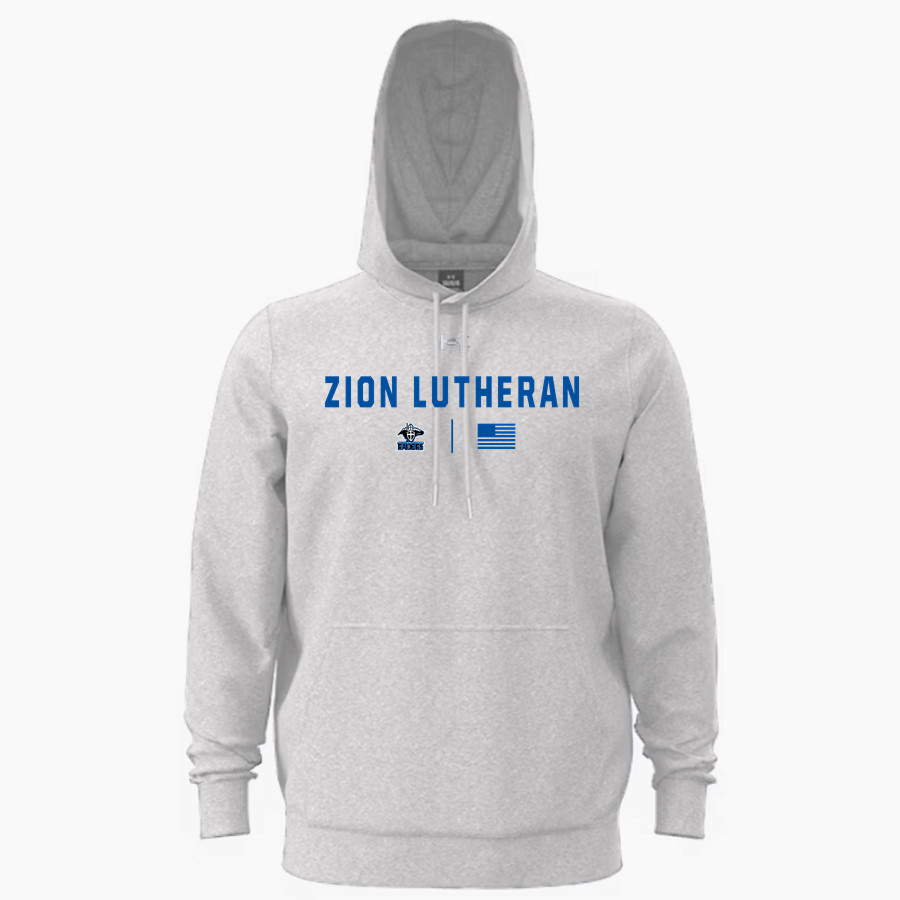 Zion Lutheran Raiders UA Men's Team Icon Fleece Hoodie