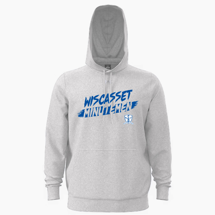 WISCASSET CHRISTIAN SCHOOL MINUTEMEN <span class="pdp-name-mascot">WISCASSET MINUTEMEN</span> UA Mens Team Icon Fleece Hoodie