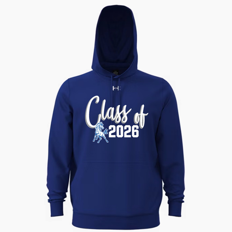 CRANE UNION MUSTANGS The Official Online Store <span class="pdp-name-mascot">CRANE MUSTANGS</span> UA Men's Team Icon Fleece Hoodie