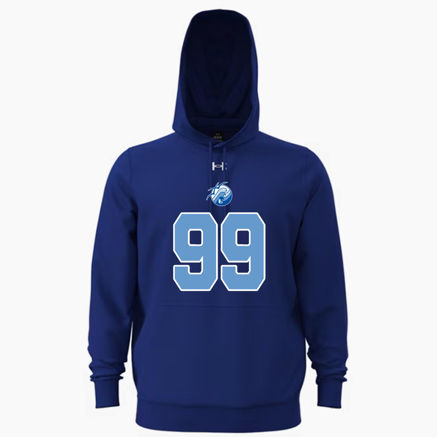 Pacific Beach Waves Online Store <span class="pdp-name-mascot">Pacific Beach Waves</span> UA Men's Icon Fleece Hoodie