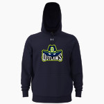 Ocean State Outlaws Outlaws <span class="pdp-name-mascot">Ocean State Outlaws</span> UA Men's Icon Fleece Hoodie Front Thumbnail