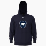 Mayfield Junior School Mustangs Online Store <span class="pdp-name-mascot">Mayfield Mustangs</span> UA Mens Team Icon Fleece Hoodie Front Thumbnail