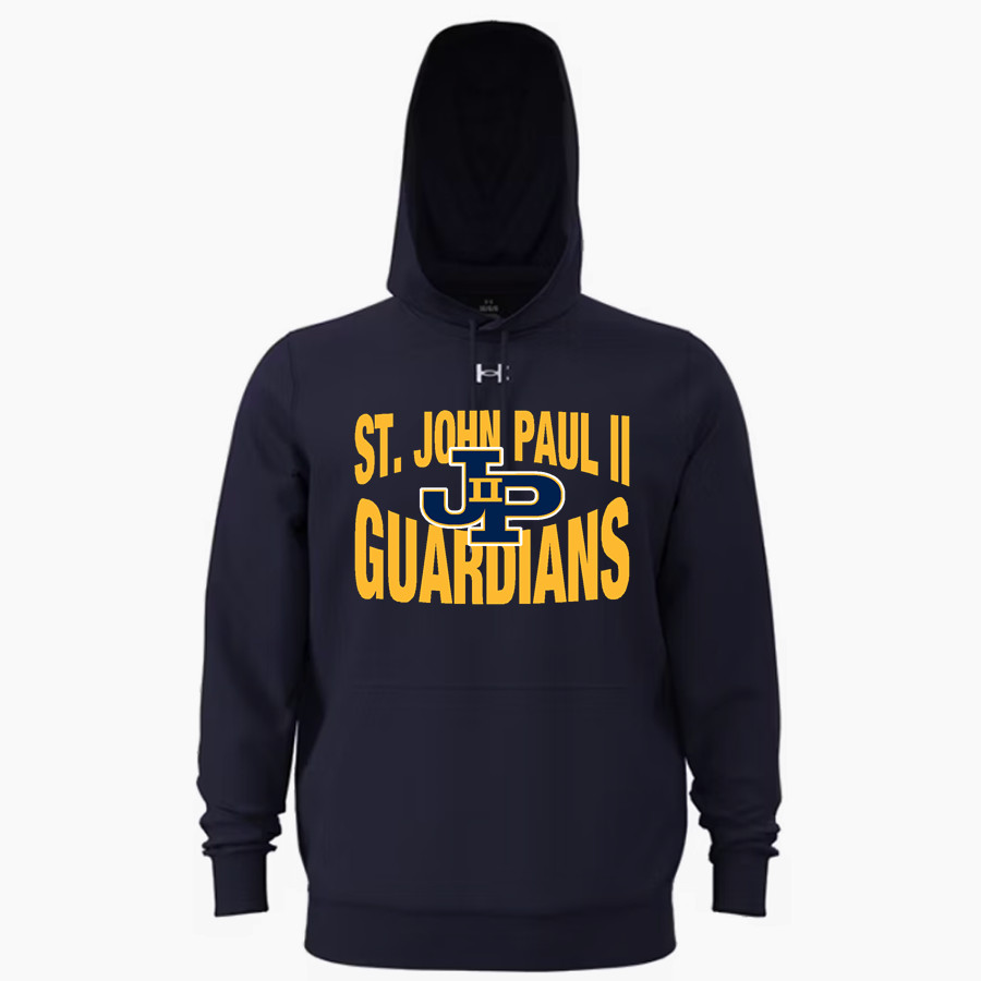 St. JOHN PAUL II CATHOLIC GUARDIANS ONLINE STORE <span class="pdp-name-mascot">JOHN PAUL II GUARDIANS</span> UA Mens Team Icon Fleece Hoodie