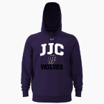 JJC Wolves <span class="pdp-name-mascot">JJC Wolves</span> UA Mens Team Icon Fleece Hoodie Front Thumbnail