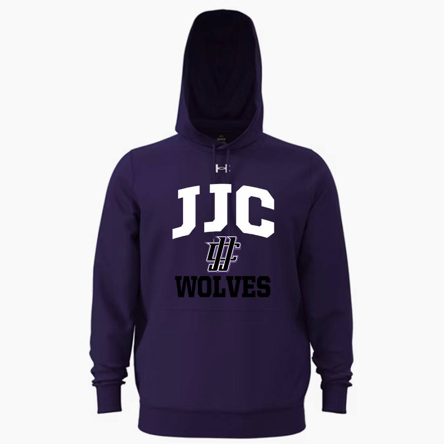 JJC Wolves <span class="pdp-name-mascot">JJC Wolves</span> UA Mens Team Icon Fleece Hoodie
