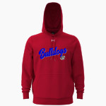 Boiling Springs Middle School bulldogs offical sideline store UA Men's Team Icon Fleece Hoodie Front Thumbnail