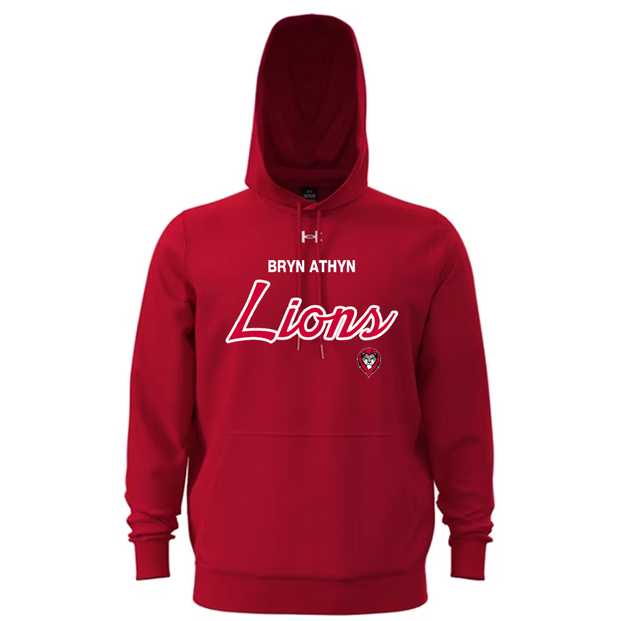 Bryn Athyn College The Official Store of the Lions <span class="pdp-name-mascot">Bryn Athyn College Lions</span> UA Men's Icon Fleece Hoodie