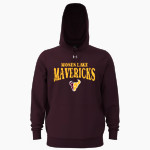 MOSES LAKE HIGH SCHOOL MAVERICKS <span class="pdp-name-mascot">MOSES LAKE MAVERICKS</span> UA Men's Team Icon Fleece Hoodie Front Thumbnail