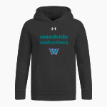 WOODSIDE HIGH SCHOOL WOLVERINES <span class="pdp-name-mascot">WOODSIDE WOLVERINES</span> UA Youth Icon Fleece Hoodie Front Thumbnail