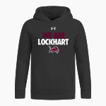 LOCKHART HIGH SCHOOL LIONS UA Youth Icon Fleece Hoodie Front Thumbnail