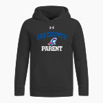 JAY COUNTY HIGH SCHOOL PATRIOTS UA Youth Icon Fleece Hoodie Front Thumbnail