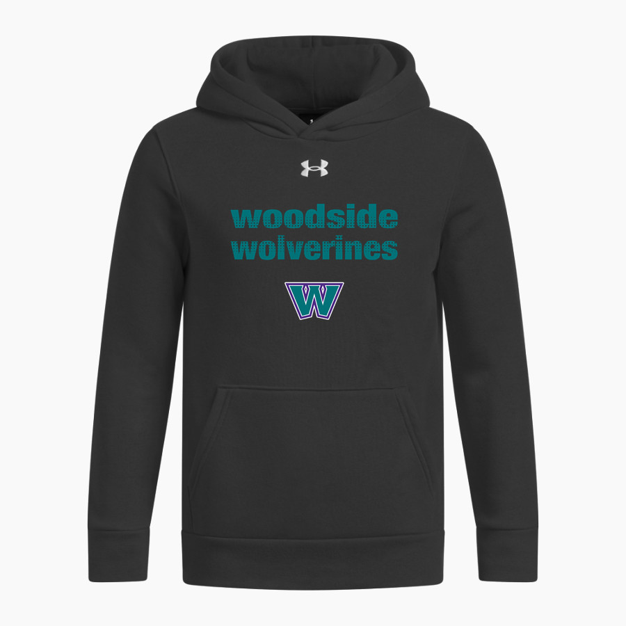 WOODSIDE HIGH SCHOOL WOLVERINES <span class="pdp-name-mascot">WOODSIDE WOLVERINES</span> UA Youth Icon Fleece Hoodie
