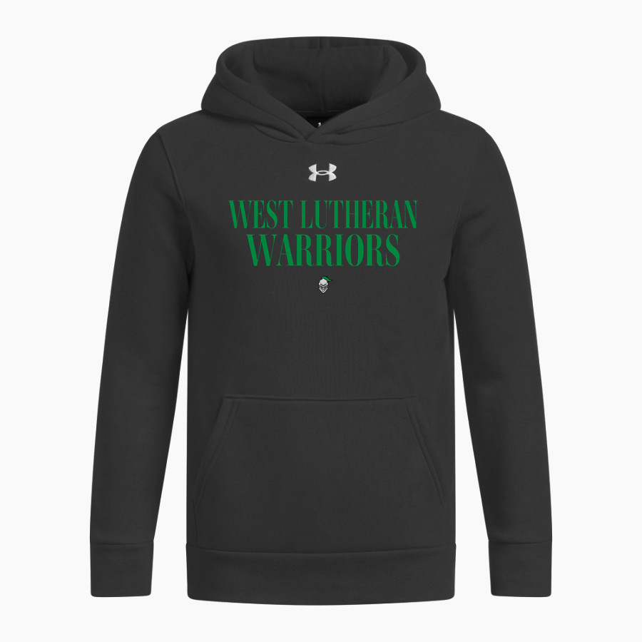 West Lutheran Warriors <span class="pdp-name-mascot">West Lutheran Warriors</span> UA Youth Icon Fleece Hoodie