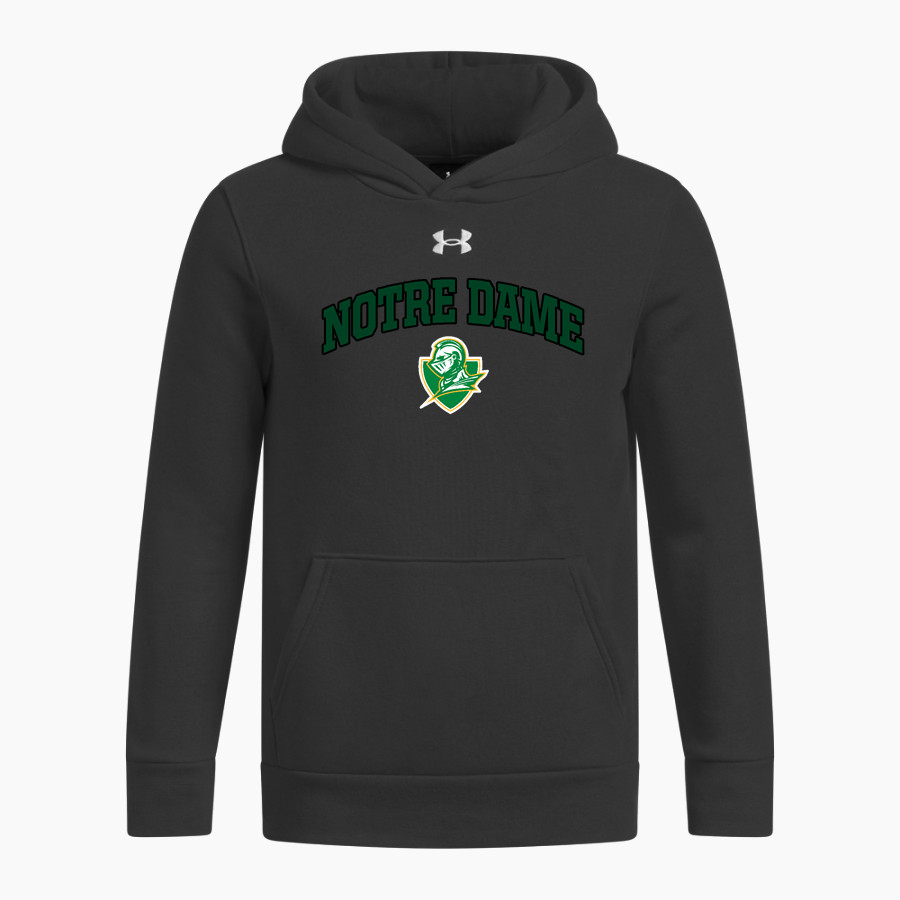 NOTRE DAME HIGH SCHOOL GREEN KNIGHTS <span class="pdp-name-mascot">NOTRE DAME GREEN KNIGHTS</span> UA Youth Icon Fleece Hoodie