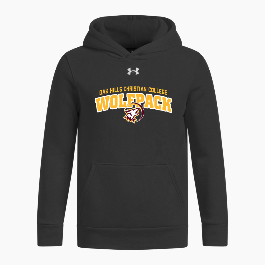 Oak Hills Christian College Wolfpack UA Youth Icon Fleece Hoodie