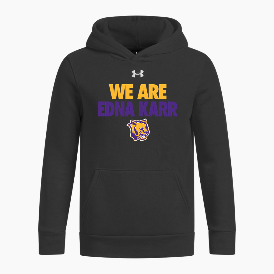 EDNA KARR HIGH SCHOOL COUGARS UA Youth Icon Fleece Hoodie