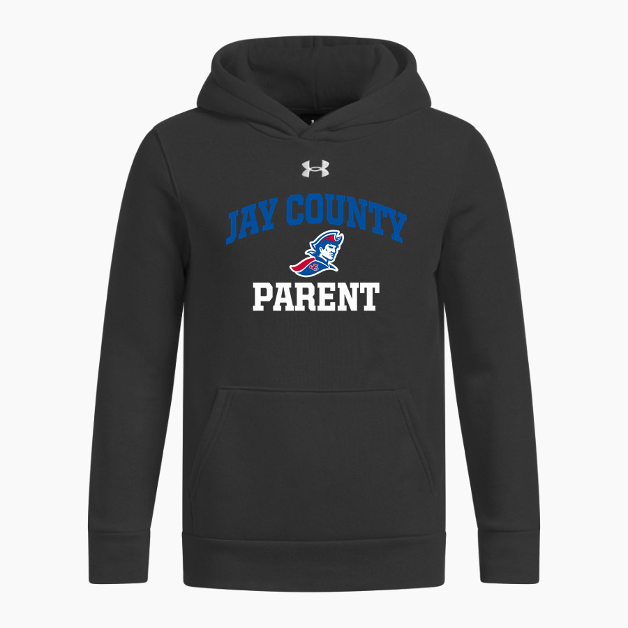 JAY COUNTY HIGH SCHOOL PATRIOTS UA Youth Icon Fleece Hoodie