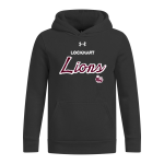 LOCKHART HIGH SCHOOL LIONS <span class="pdp-name-mascot">LOCKHART LIONS</span> UA Youth Icon Fleece Hoodie Front Thumbnail