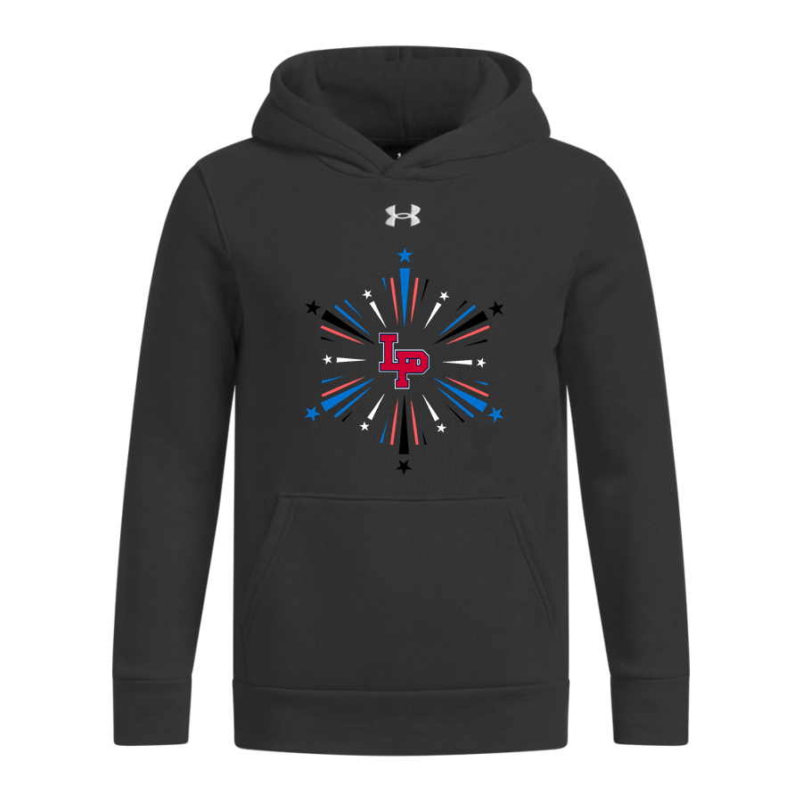 LAS PLUMAS HIGH SCHOOL THUNDERBIRDS <span class="pdp-name-mascot">LAS PLUMAS THUNDERBIRDS</span> UA Youth Icon Fleece Hoodie