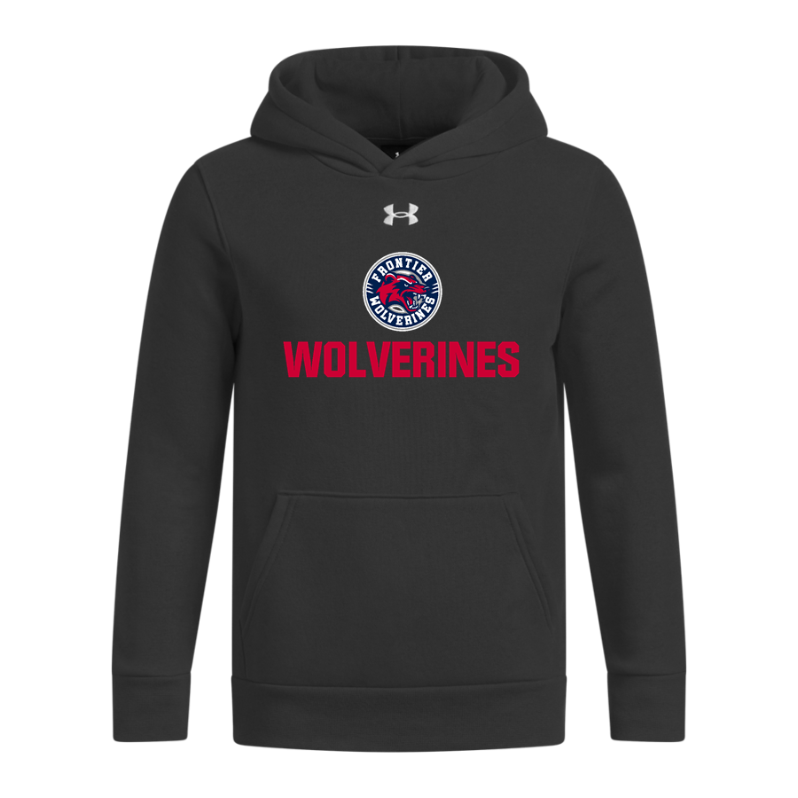 Frontier Academy Wolverines <span class="pdp-name-mascot">Frontier Academy Wolverines</span> UA Youth Icon Fleece Hoodie