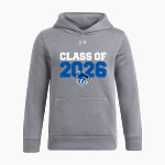 HARRISONVILLE HIGH SCHOOL WILDCATS UA Youth Icon Fleece Hoodie Front Thumbnail