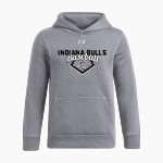 Indiana Bulls Baseball The Official Online Store UA Youth Icon Fleece Hoodie Front Thumbnail