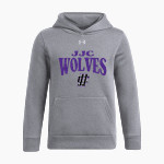 JJC Wolves <span class="pdp-name-mascot">JJC Wolves</span> UA Youth Icon Fleece Hoodie Front Thumbnail